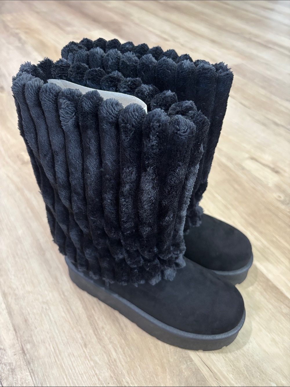 NEW Women’s CLARKARIDA Black Platform Lined Winter Boots